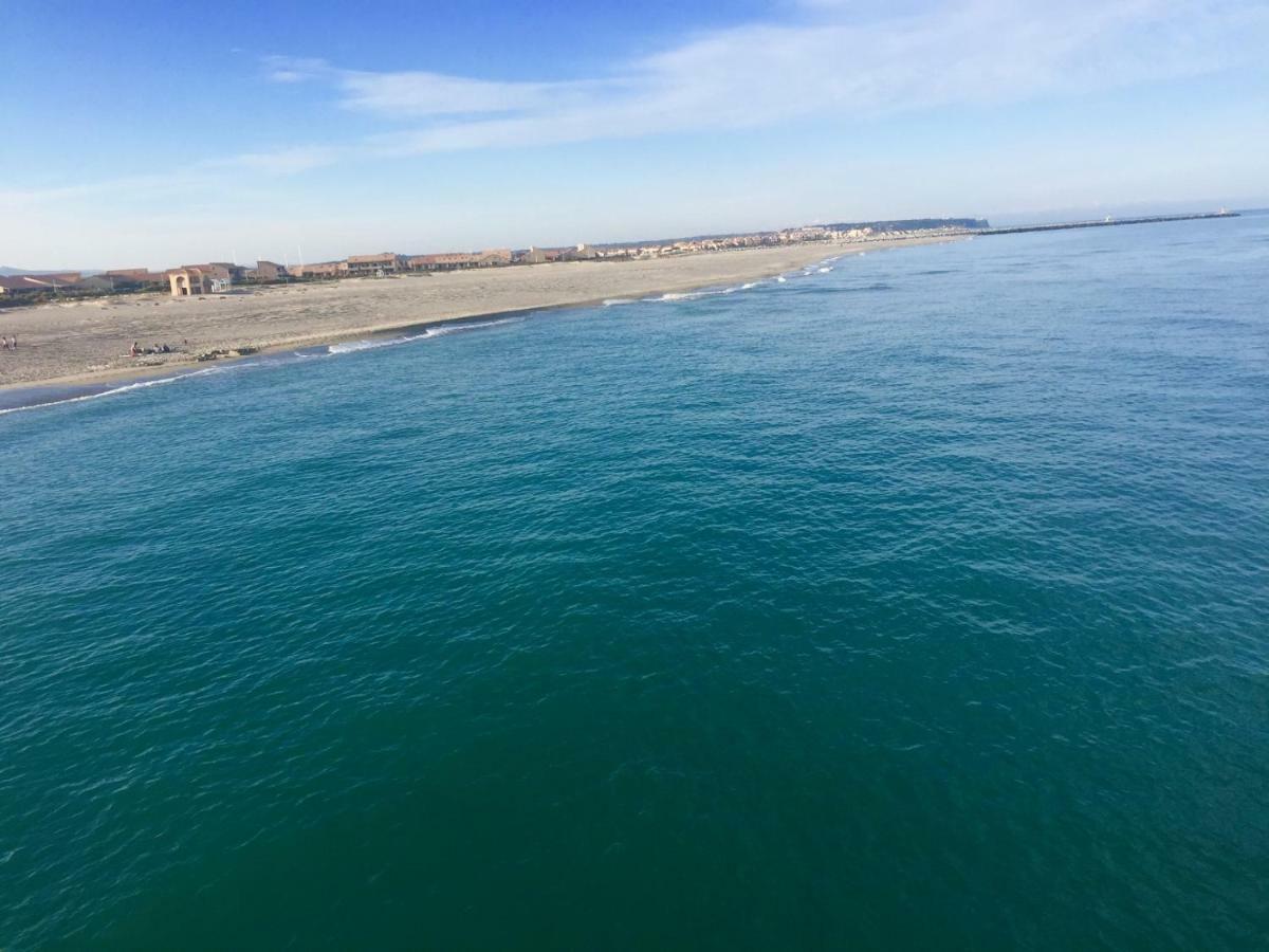 Barcaresa-Maisonnette Vue Mer Pieds Dans L'Eau Wifi Leucate Esterno foto
